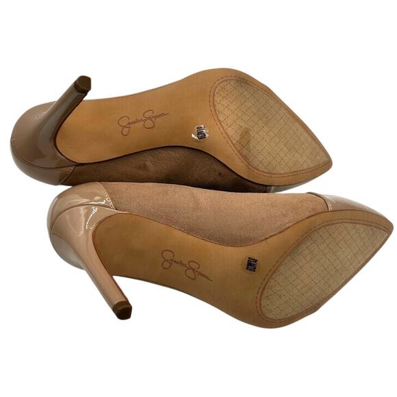 Jessica Simpson Women's Chai Latte Poali Pointed Toe Pump Size 8.5 M - Picture 9 of 11